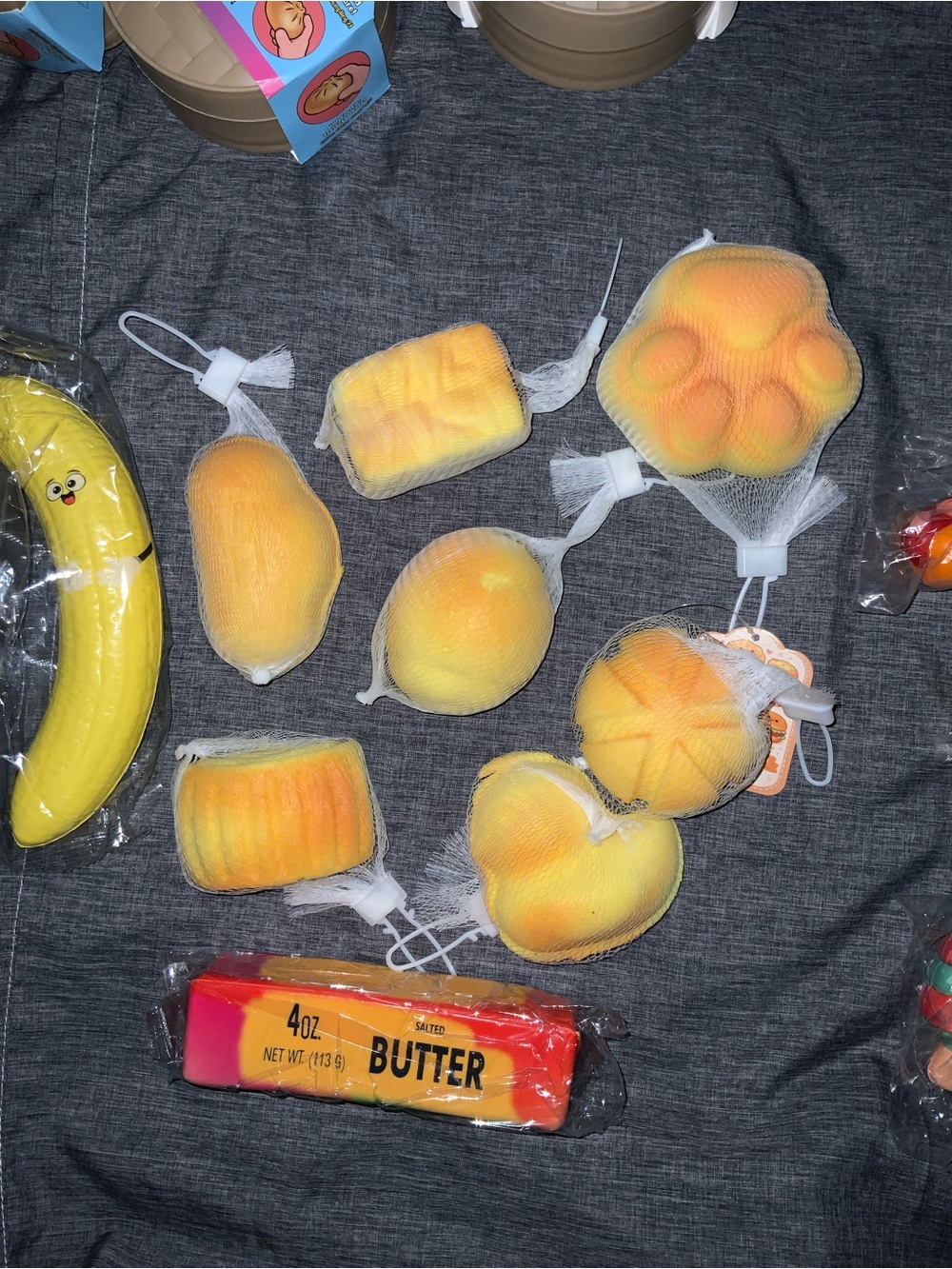 14 Foam squishy- includes 5 that are keychains